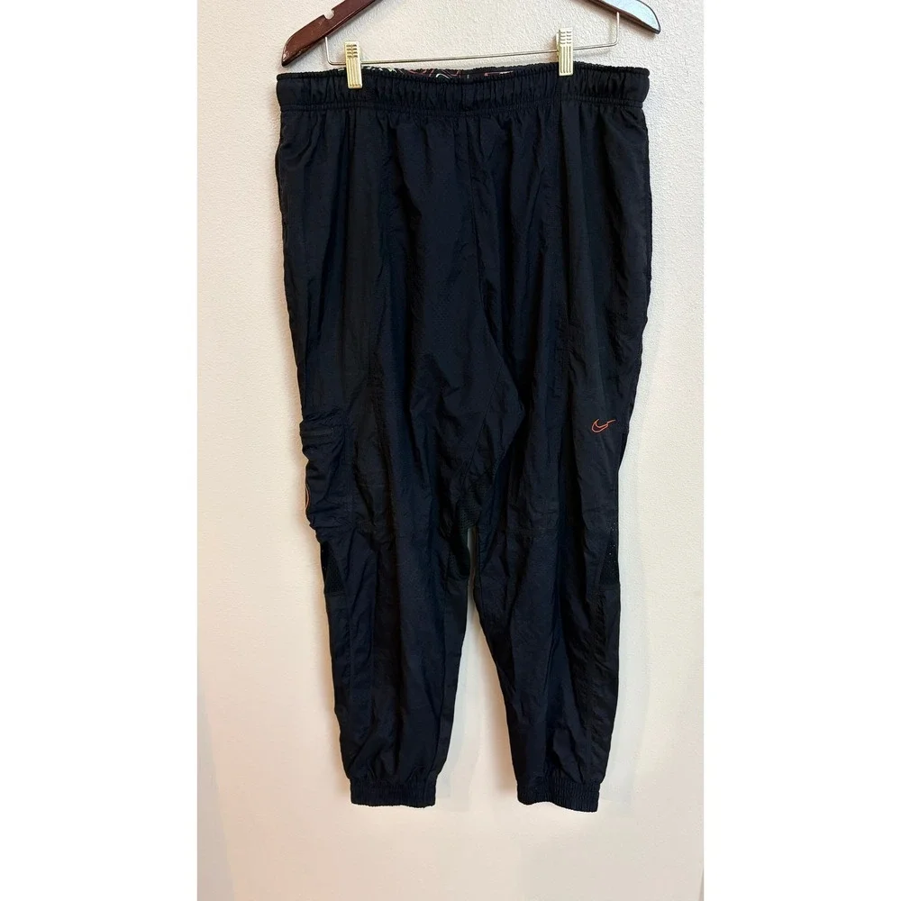 Nike Sportswear Training‎ Pants Black/Team Orange Y2K Windbreaker Jogger